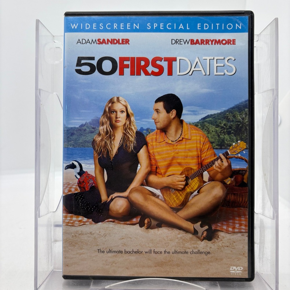 50 First Dates DVD Widescreen Special Edition Adam Sandler Drew Barrymore 2004